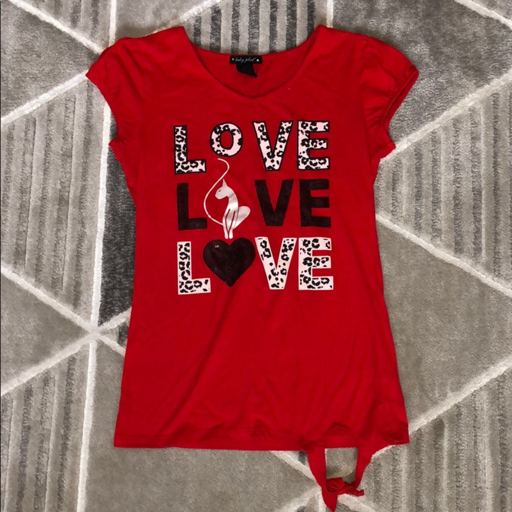 Baby Phat “LOVE” Tee W/Tie